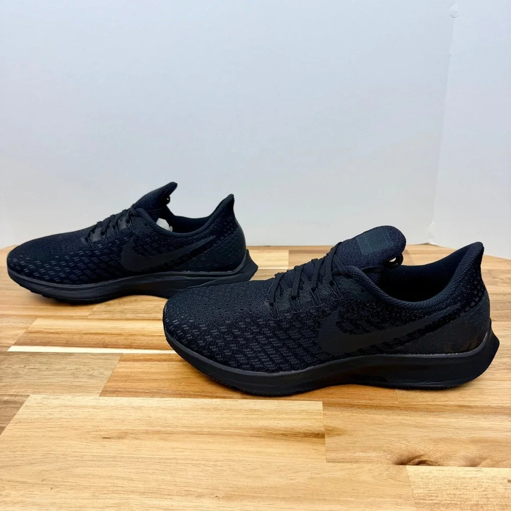 Nike Air Zoom Pegasus 35 Triple Black Running Shoes Mens 8.5 942851-002